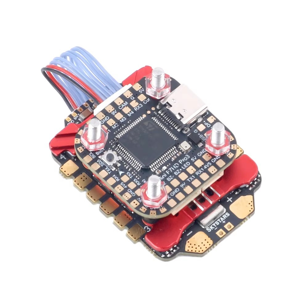 SKYSTARS 20×20 Mini Stack F722 - Foxeer Reaper F4 128K 65A Esc recension och pris